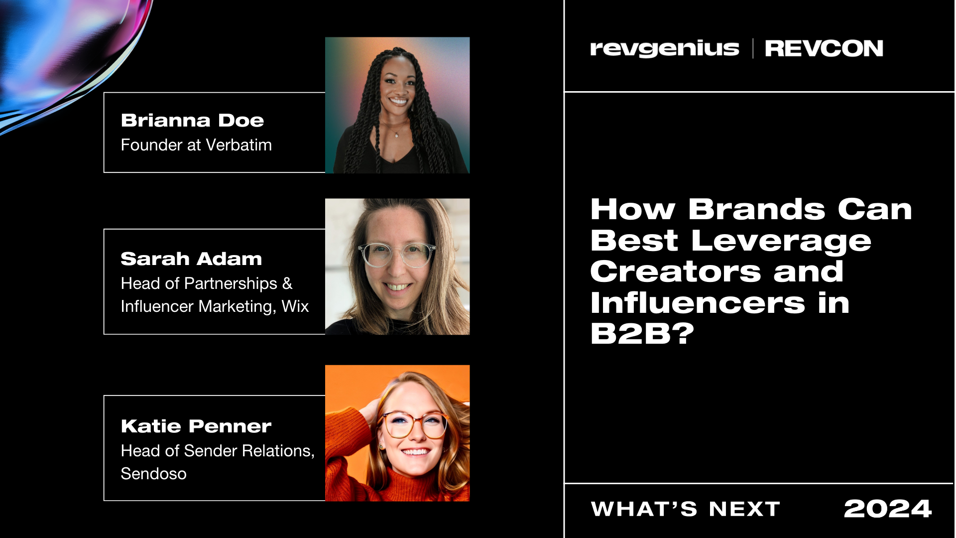 How B2B Brands Can Best Leverage Creators and Influencers__session banner