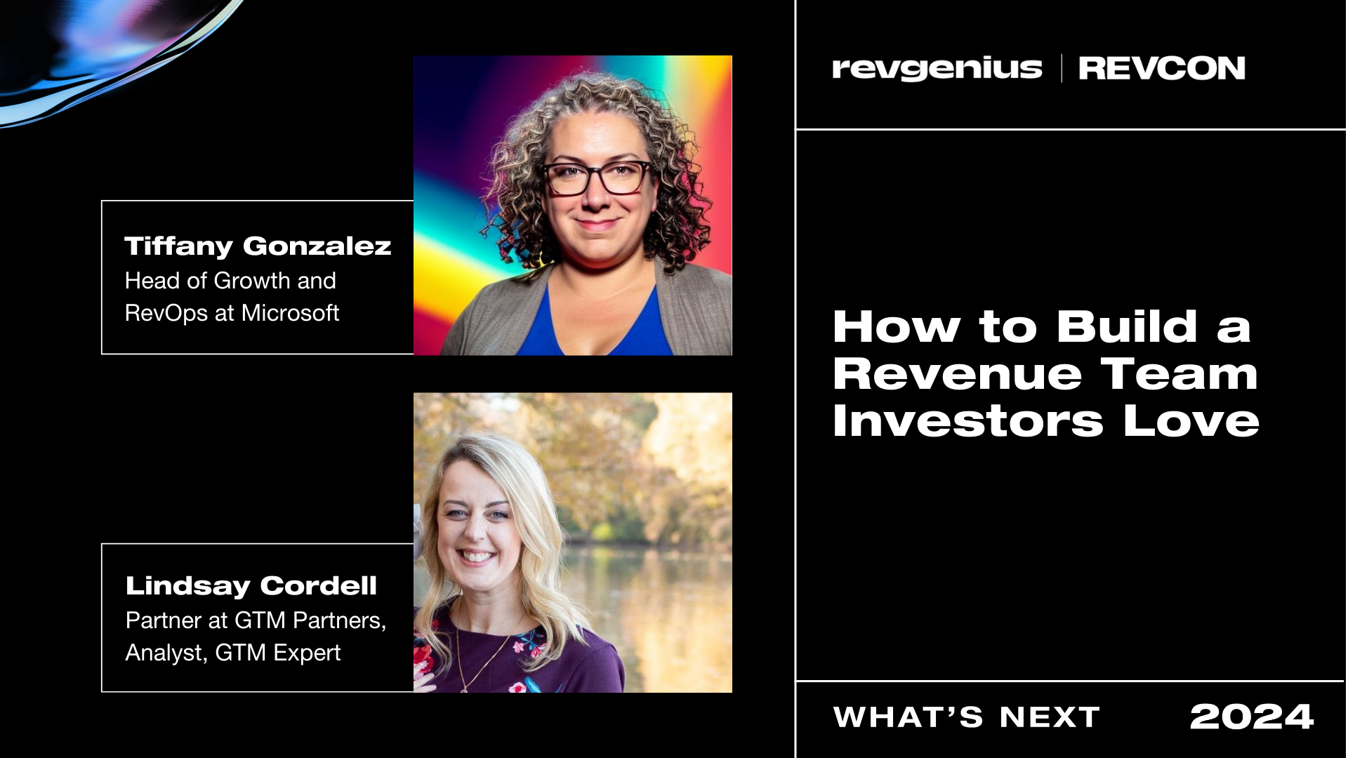 How to Build a Revenue Team Investors Love_session banner